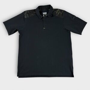 Viktos‎ Range Trainer Polo Shirt XL Black Camo Shoulders Tactical Performance